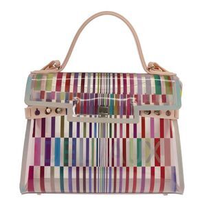 Delvaux The Eye Catcher Tempete Top Handle Multicolor Pvc Multicolour Pvc